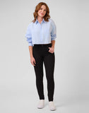 Classic High Rise Skinny Jean Long - Overdye Black