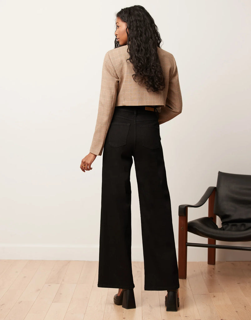 LILY Wide Leg Jean - BLACK