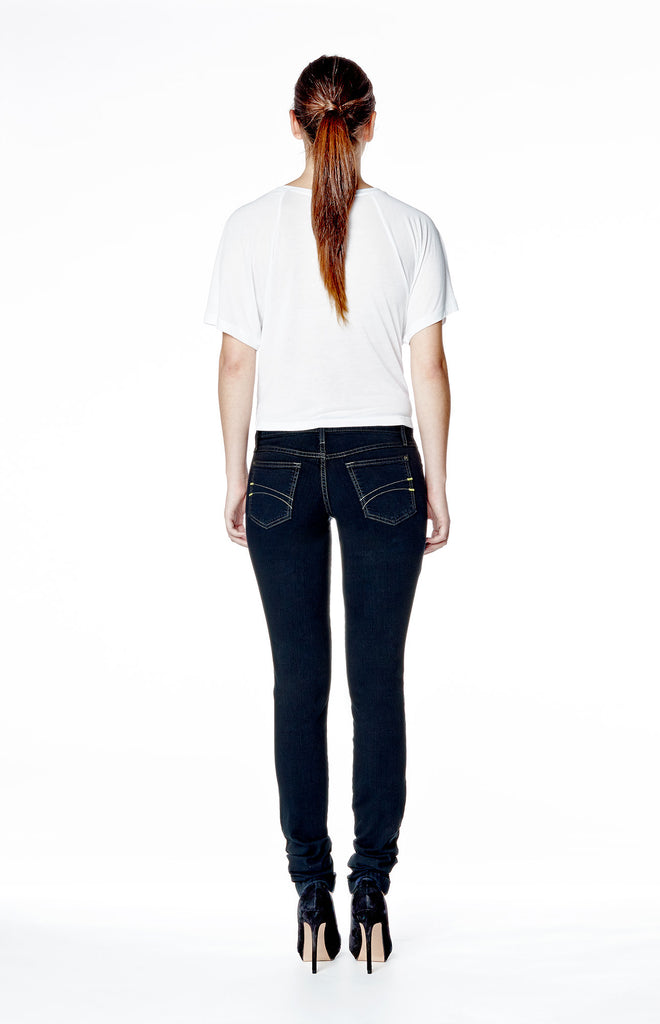 Mid Rise Skinny Jean Long - Ink