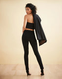 Classic High Rise Skinny Jean Long - Overdye Black