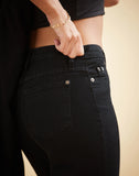 Classic High Rise Skinny Jean Long - Overdye Black