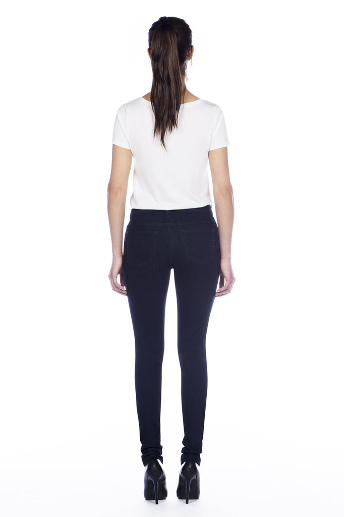 High Rise Skinny Jean Long - Rinse Indigo