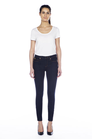High Rise Skinny Ankle Jean - Marina
