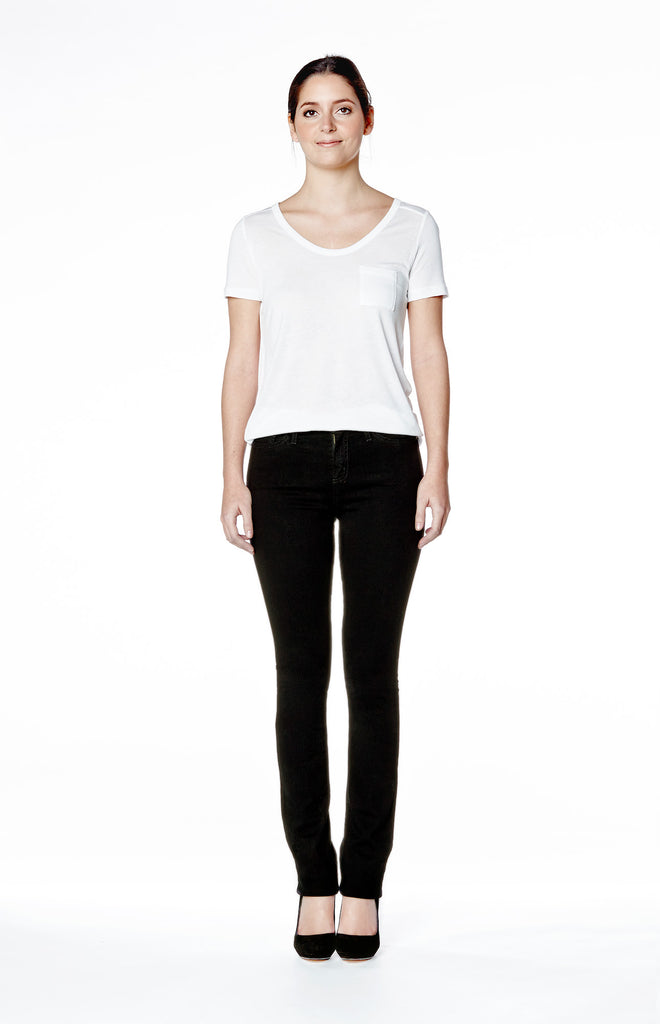 Sky Rise Slim Jean Long - Overdye Black