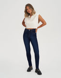 RACHEL High Rise Skinny Jeans - DK INDIE