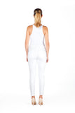 High Rise Skinny Ankle Jean - White