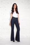 High Rise Flare Jean Long - Rinse Indigo