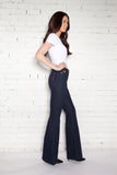 High Rise Flare Jean Long - Rinse Indigo