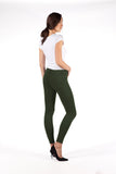 High Rise Skinny Ankle Jean - Evergreen