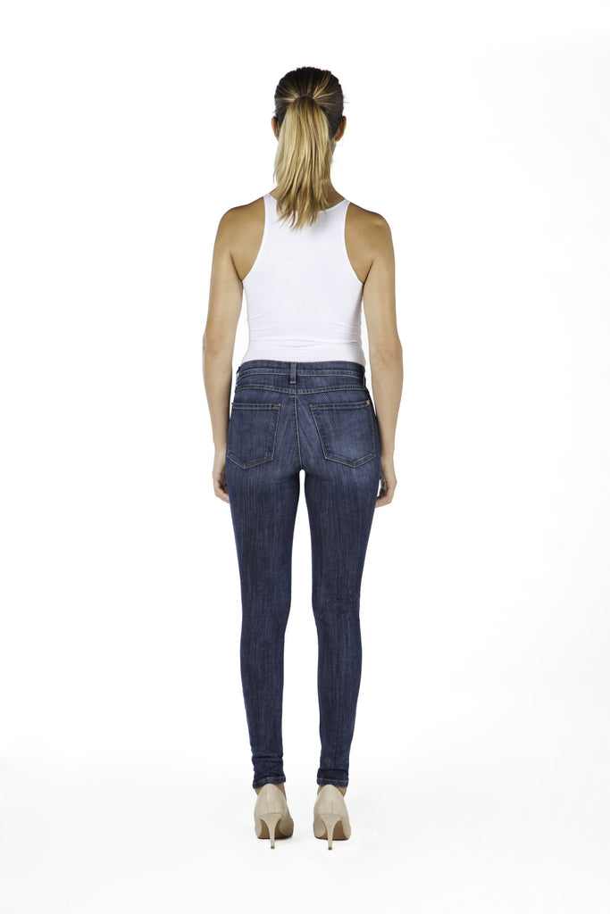 High Rise Skinny Ankle Jean - Spain