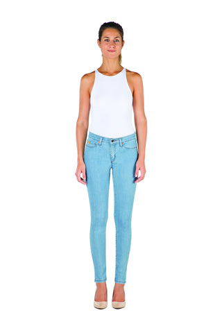 High Rise Skinny Ankle Jean - Marina