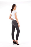 High Rise Skinny Ankle Jean - Boston Grey
