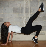 RACHEL Skinny Yoga Jeans / Classic Rise / Black Light