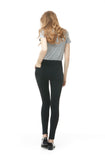 RACHEL Skinny Yoga Jeans / Classic Rise / Black Light
