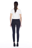 High Rise Skinny Jean with Ankle Zip - Rinse Indigo