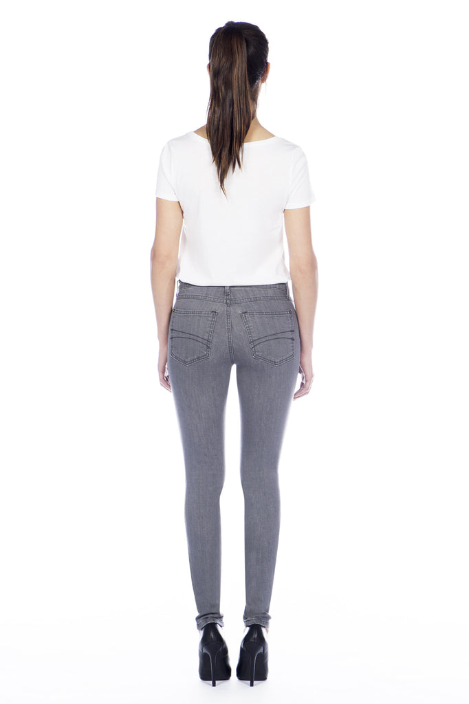 High Rise Skinny Ankle Jean - Shadow